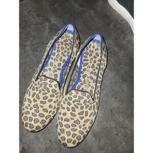 Rothy's loafers retired moch spot leopard animal print 8